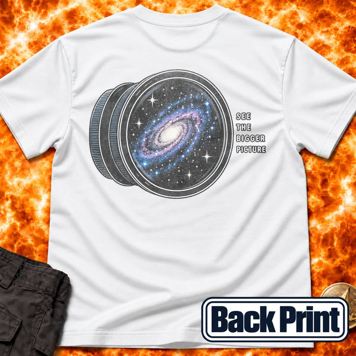 See The Bigger Picture Back Print T-Shirt product image 6