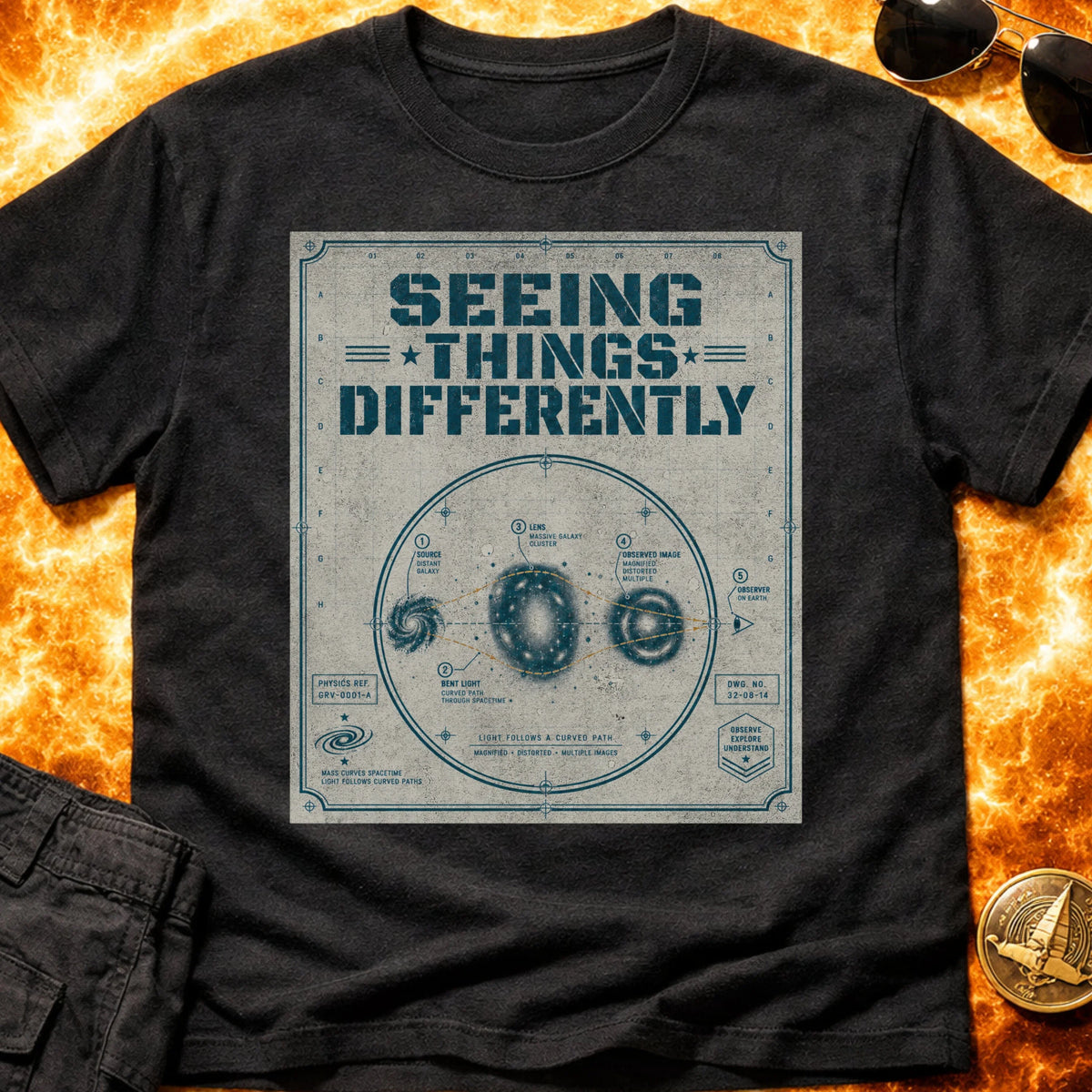 Seeing Things Differently Schematic T-Shirt product image 3