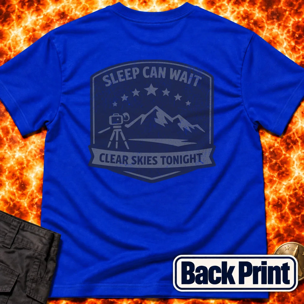Sleep Can Wait T-Shirt Back Print product image 3