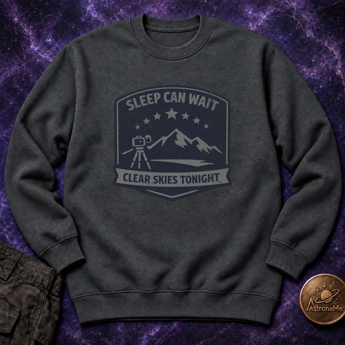 Sleep Can Wait T-Shirt Crewneck Sweatshirt product image 2
