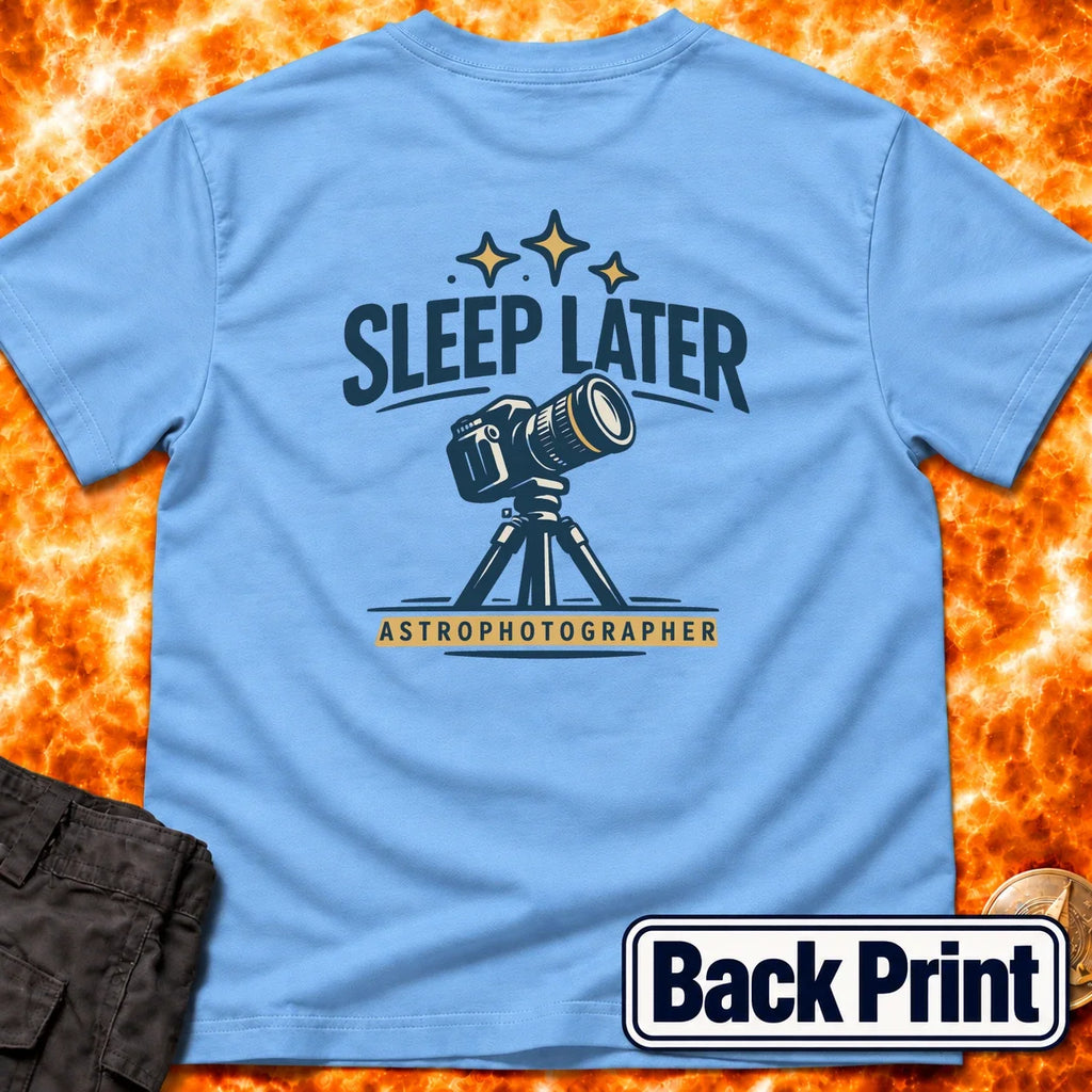 Sleep Later Back Print T-Shirt product image 2