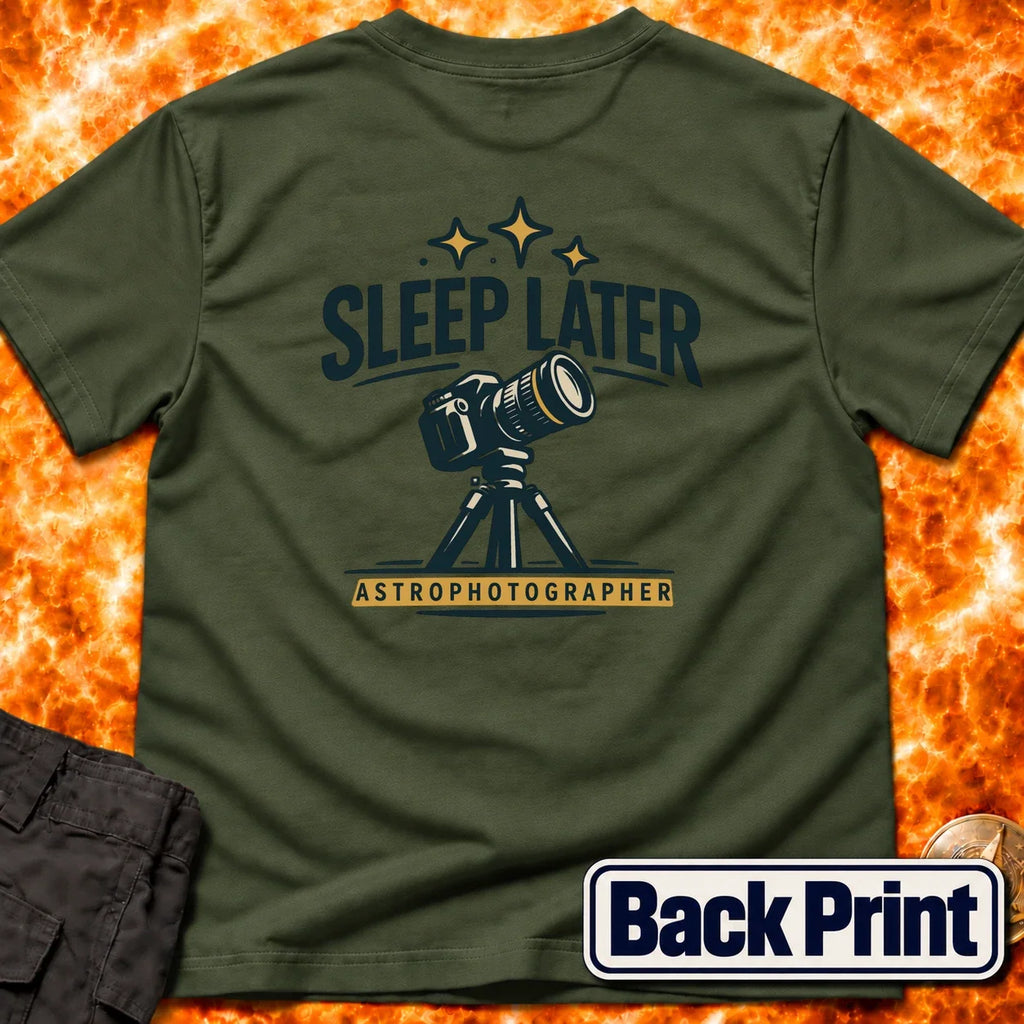 Sleep Later Back Print T-Shirt product image 4