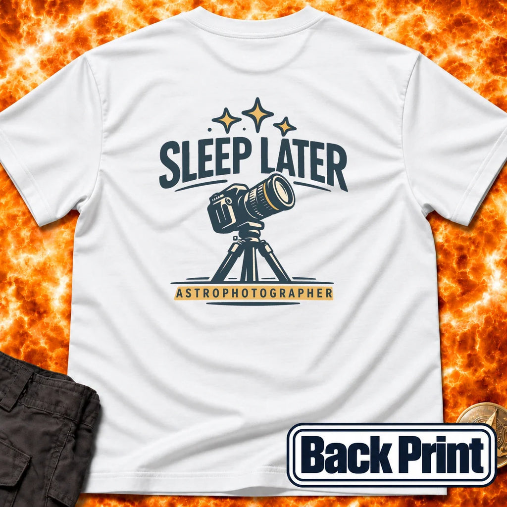 Sleep Later Back Print T-Shirt product image 3