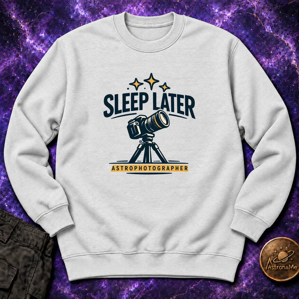 Sleep Later T-Shirt Crewneck Sweatshirt product image 3