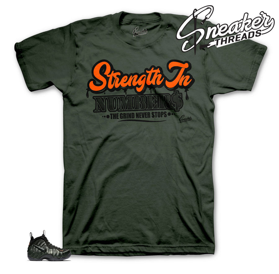 Foamposite Sequoia Strength in Numbers Shirt
