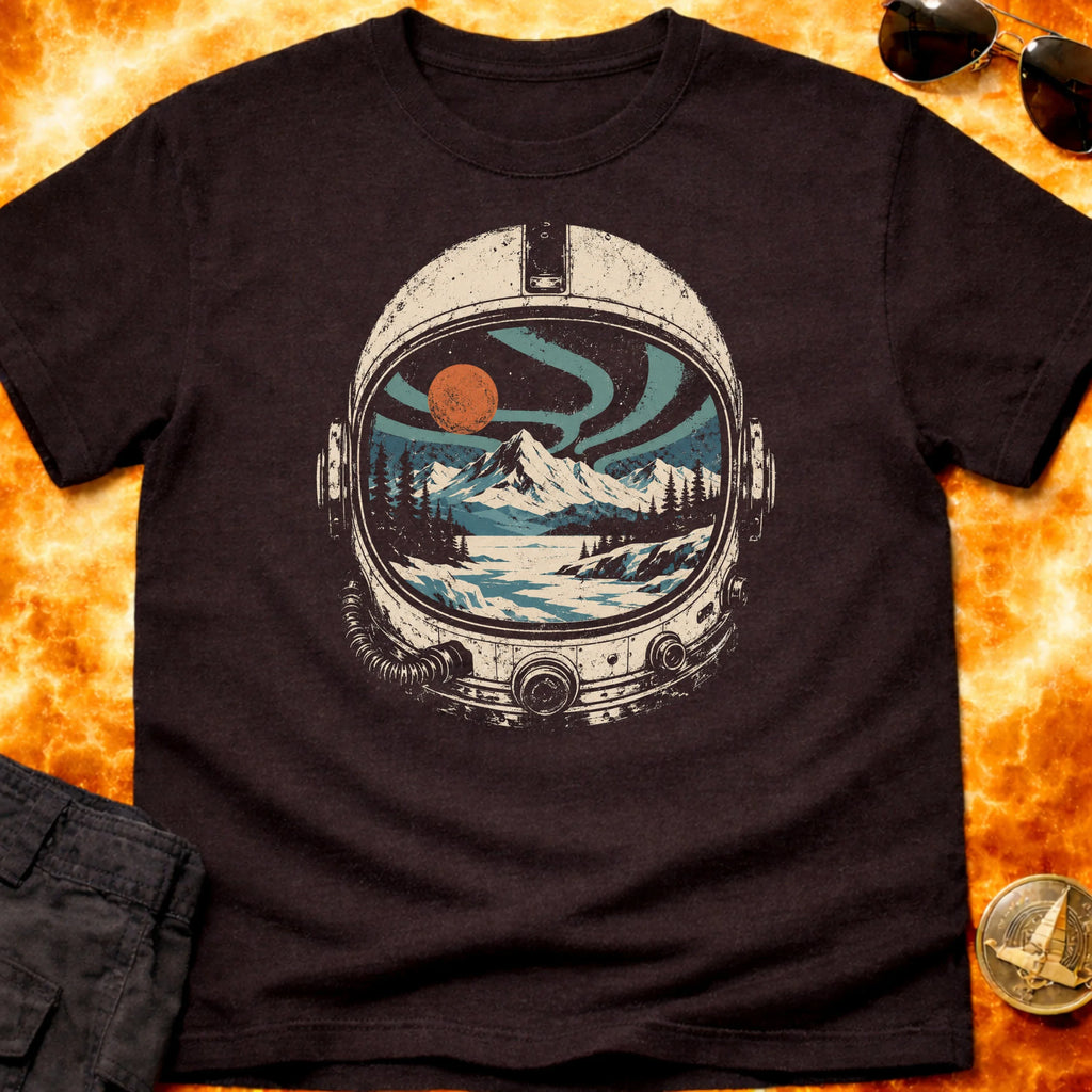 Snowy Nebula Helmet T-Shirt product image 2