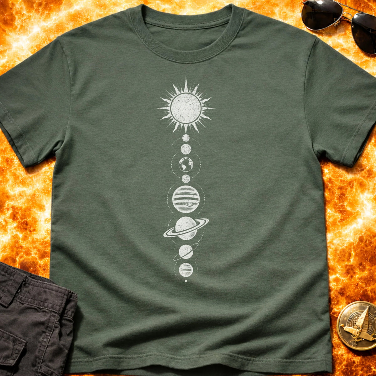 Solar Distressed T-Shirt product image 2