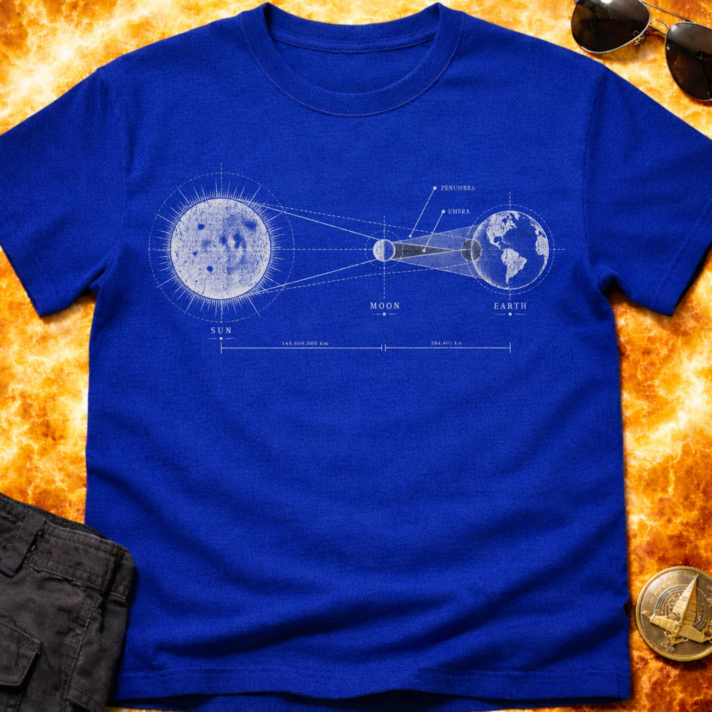 Solar Eclipse Diagram T-Shirt product image 5