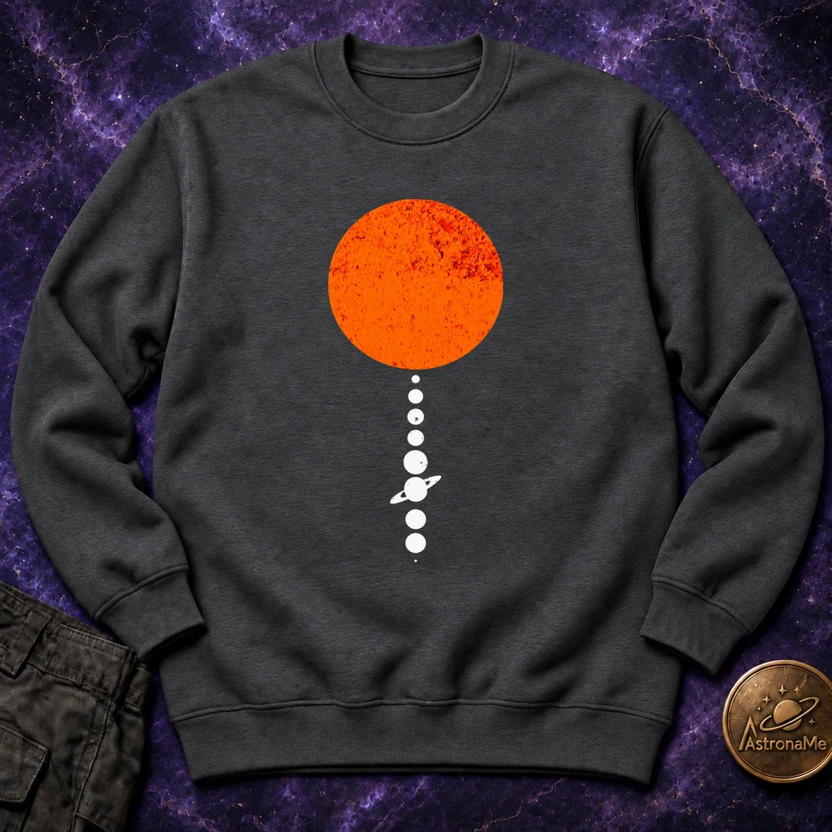 Solar System Alignment Crewneck Sweatshirt product image 3