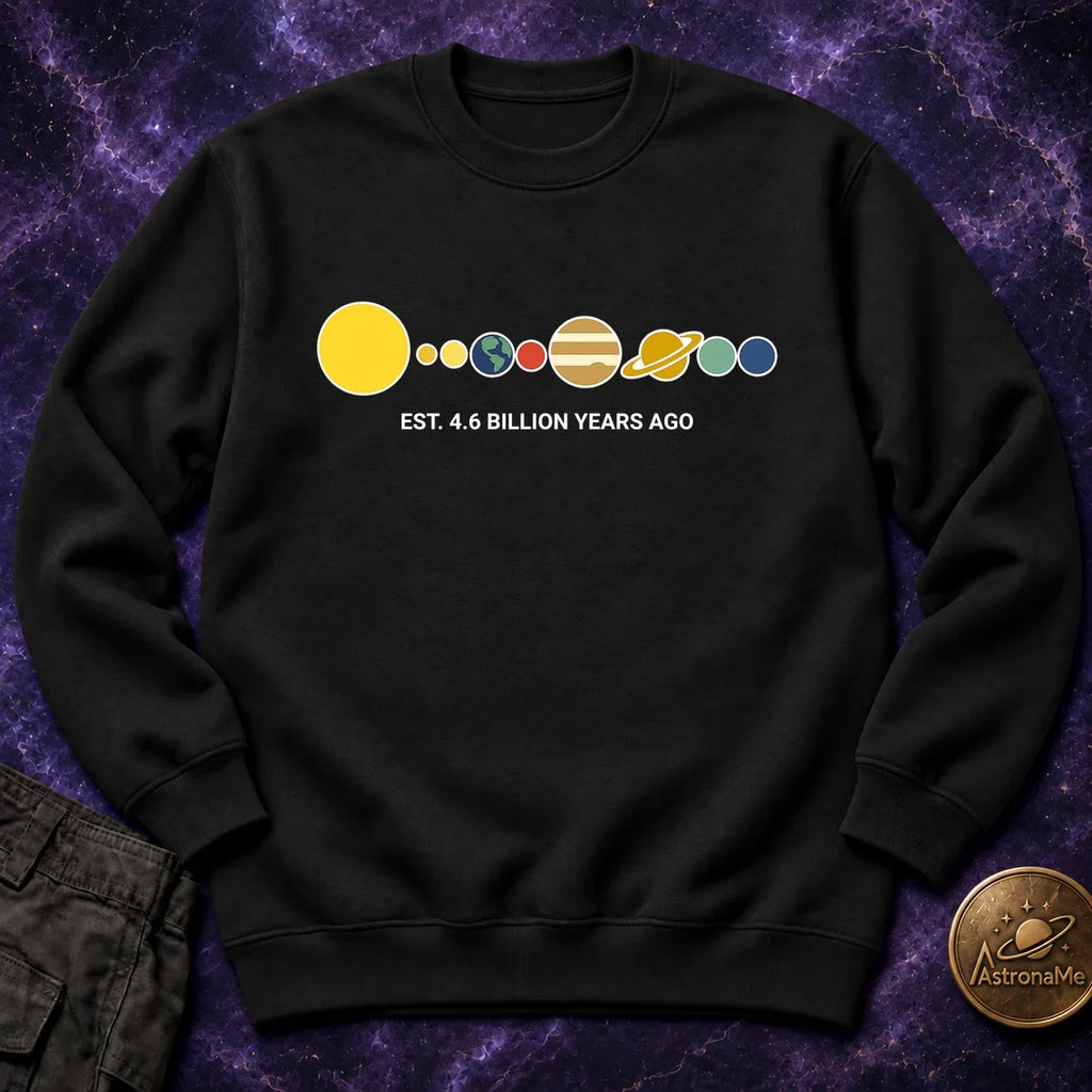 Solar System Est 46 Billion Years Ago Crewneck Sweatshirt product image 6