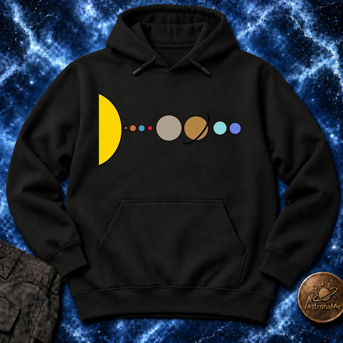 Solar System Flat Hoodie product image 1
