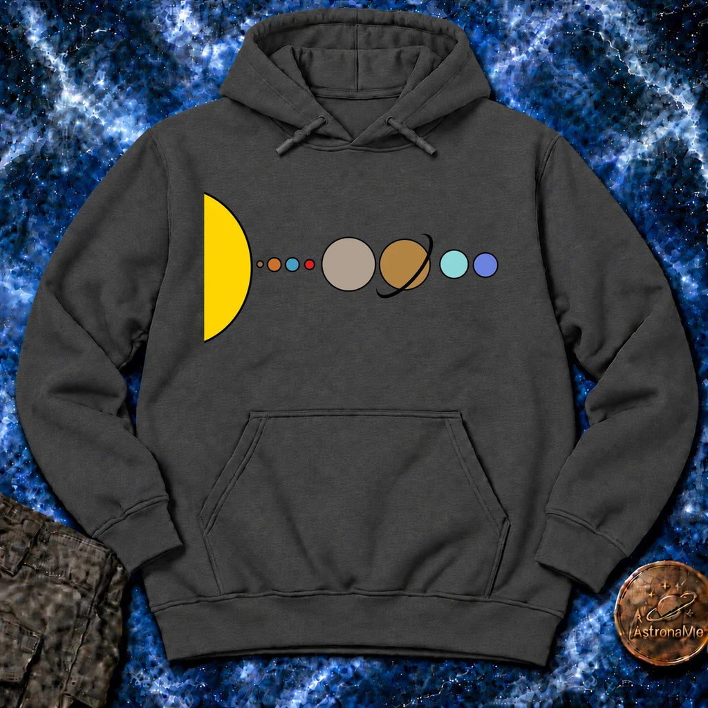 Solar System Flat Hoodie product image 2