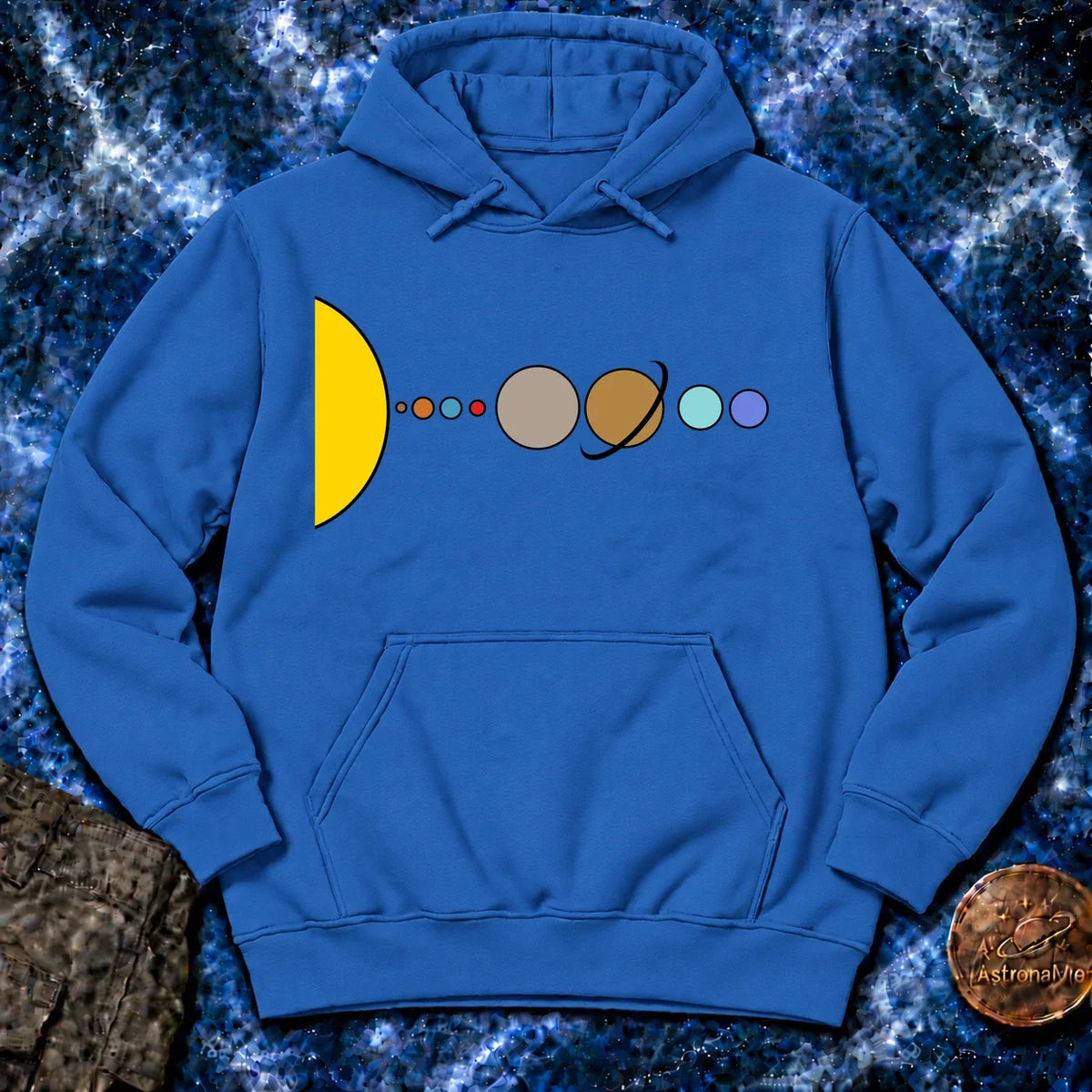 Solar System Flat Hoodie product image 6