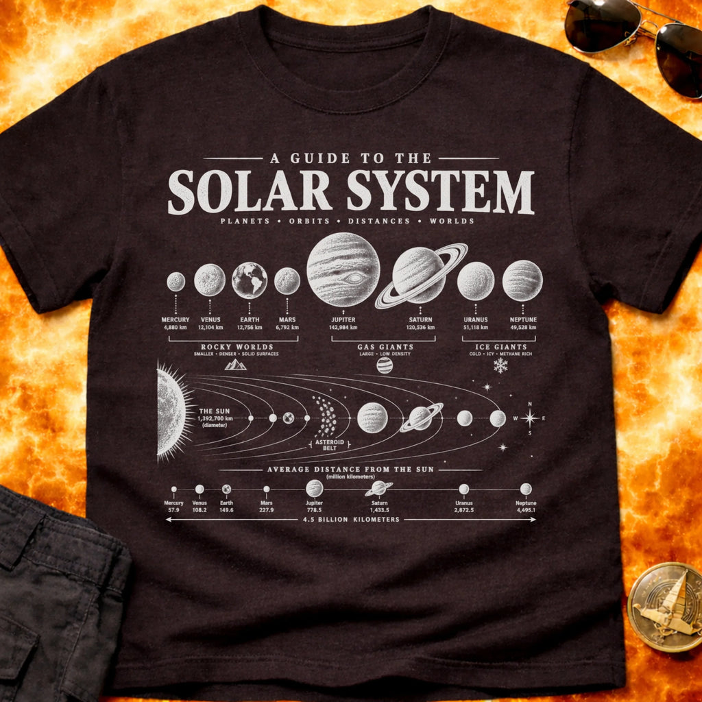 Solar System Guide T-Shirt product image 3