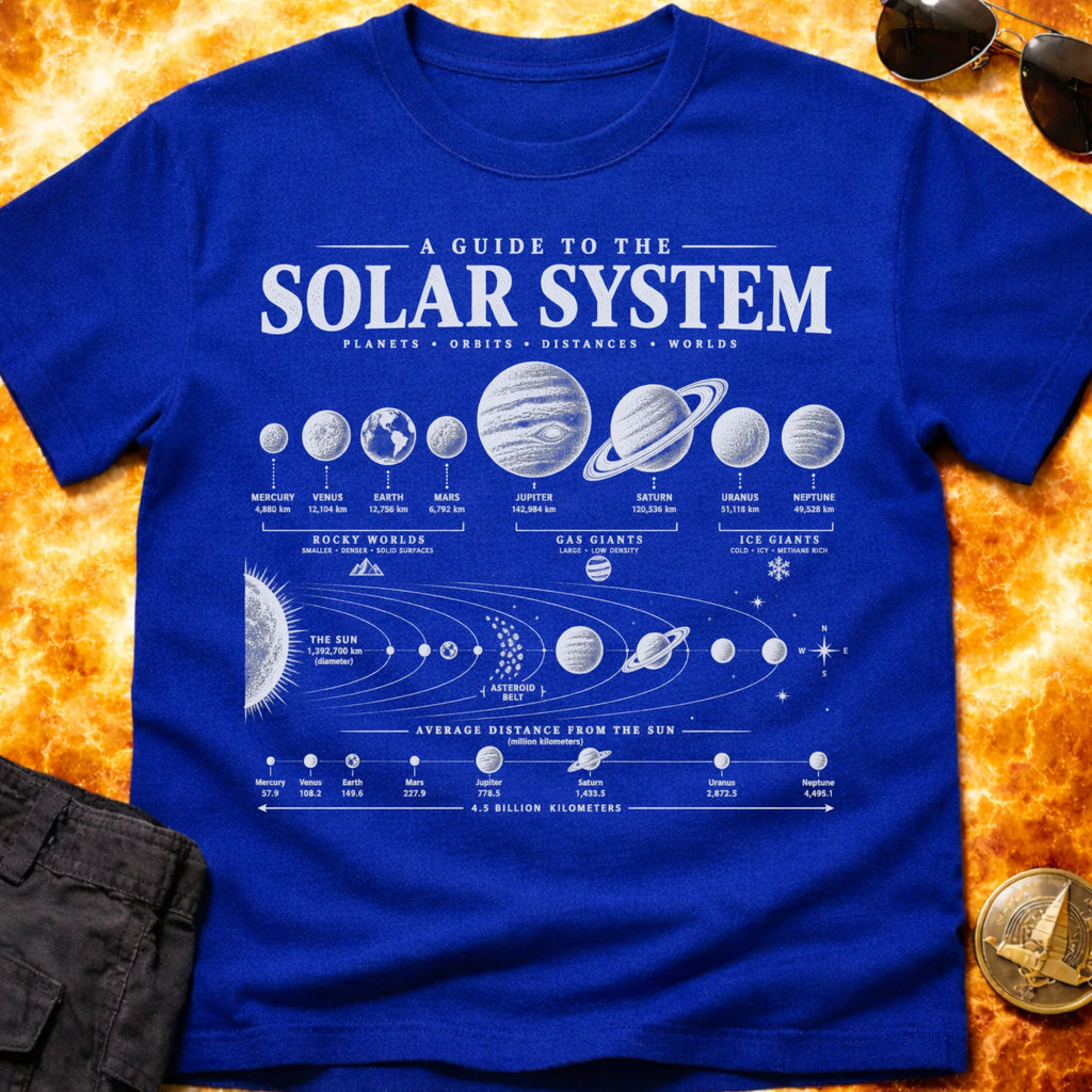 Solar System Guide T-Shirt product image 5