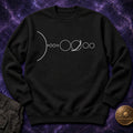 Solar System Minimal Line Crewneck Sweatshirt product image 1