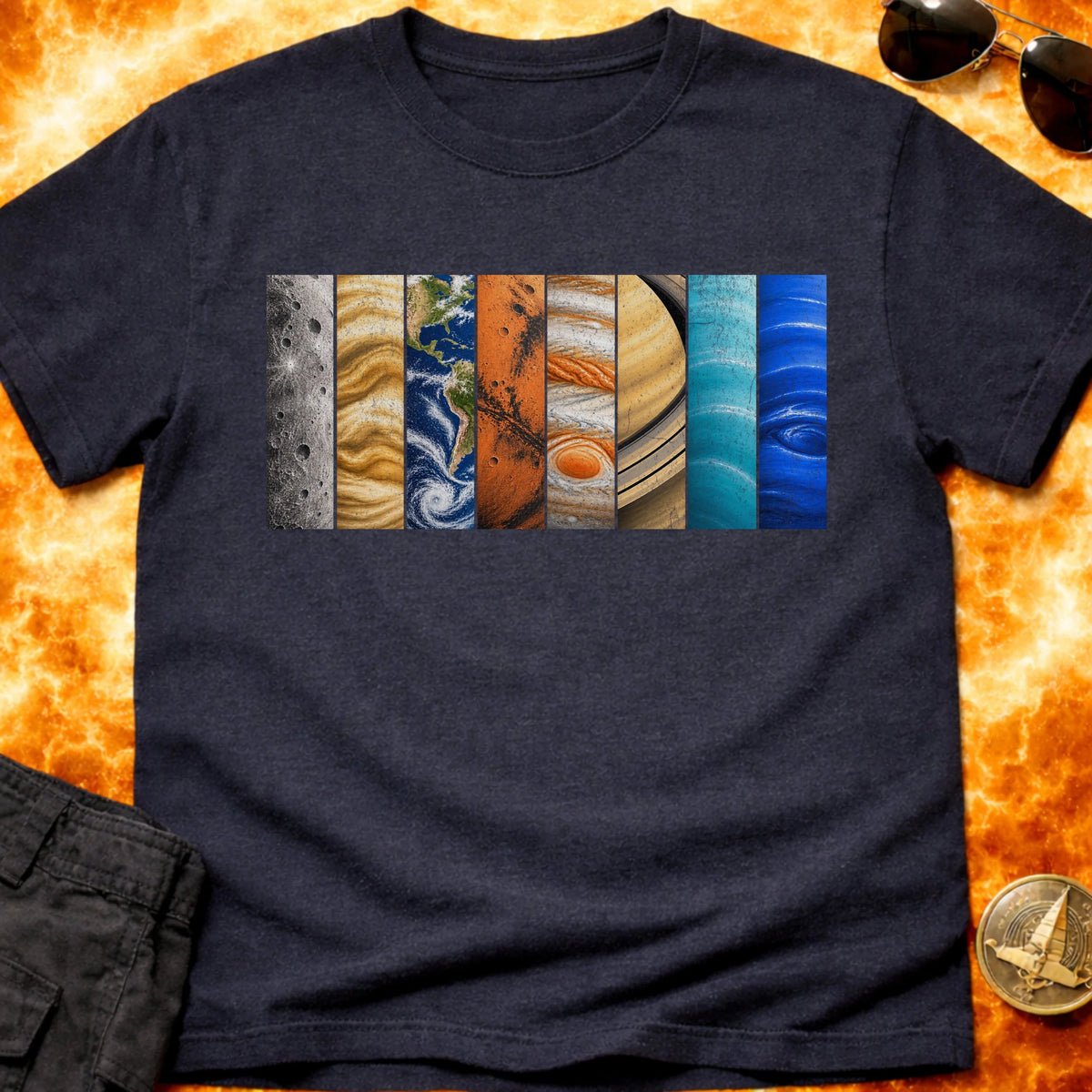Solar system Panels T-Shirt product image 3