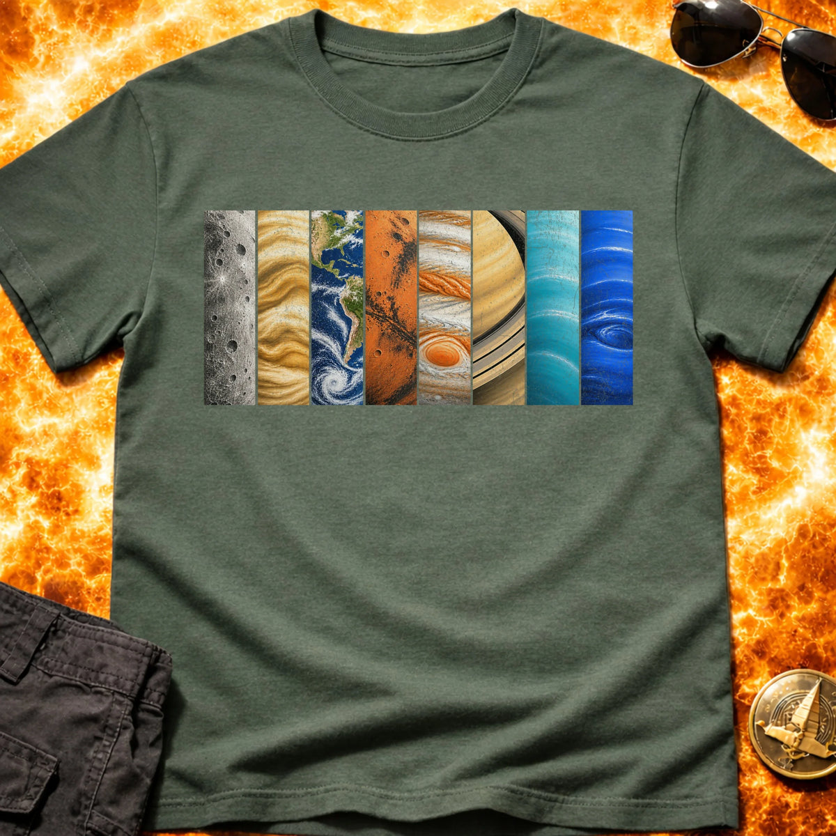 Solar system Panels T-Shirt product image 1