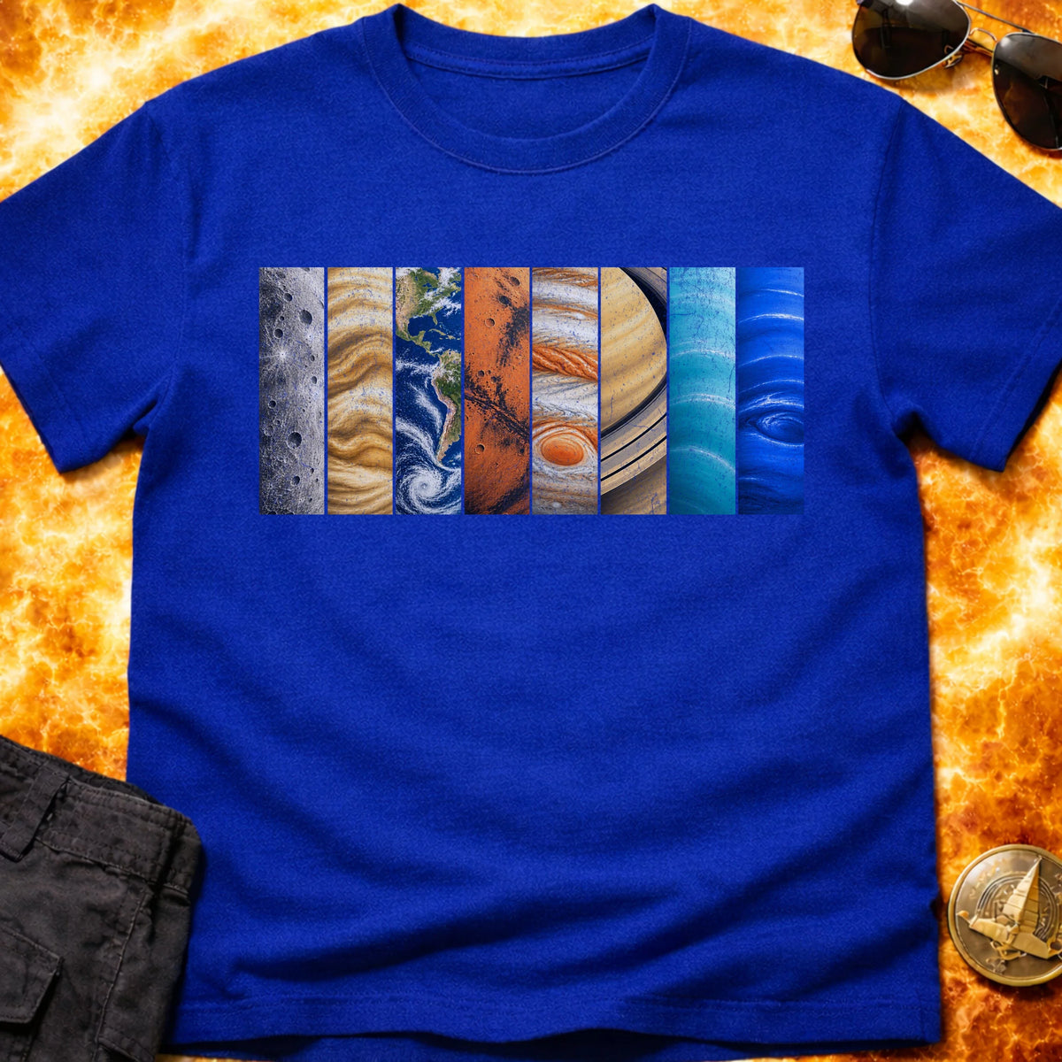 Solar system Panels T-Shirt product image 4