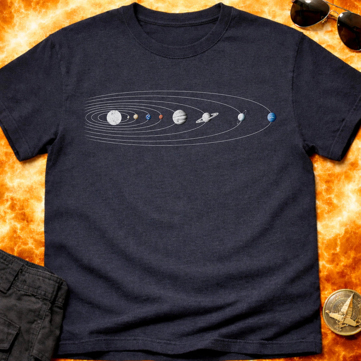 Solar System Rings T-Shirt product image 6