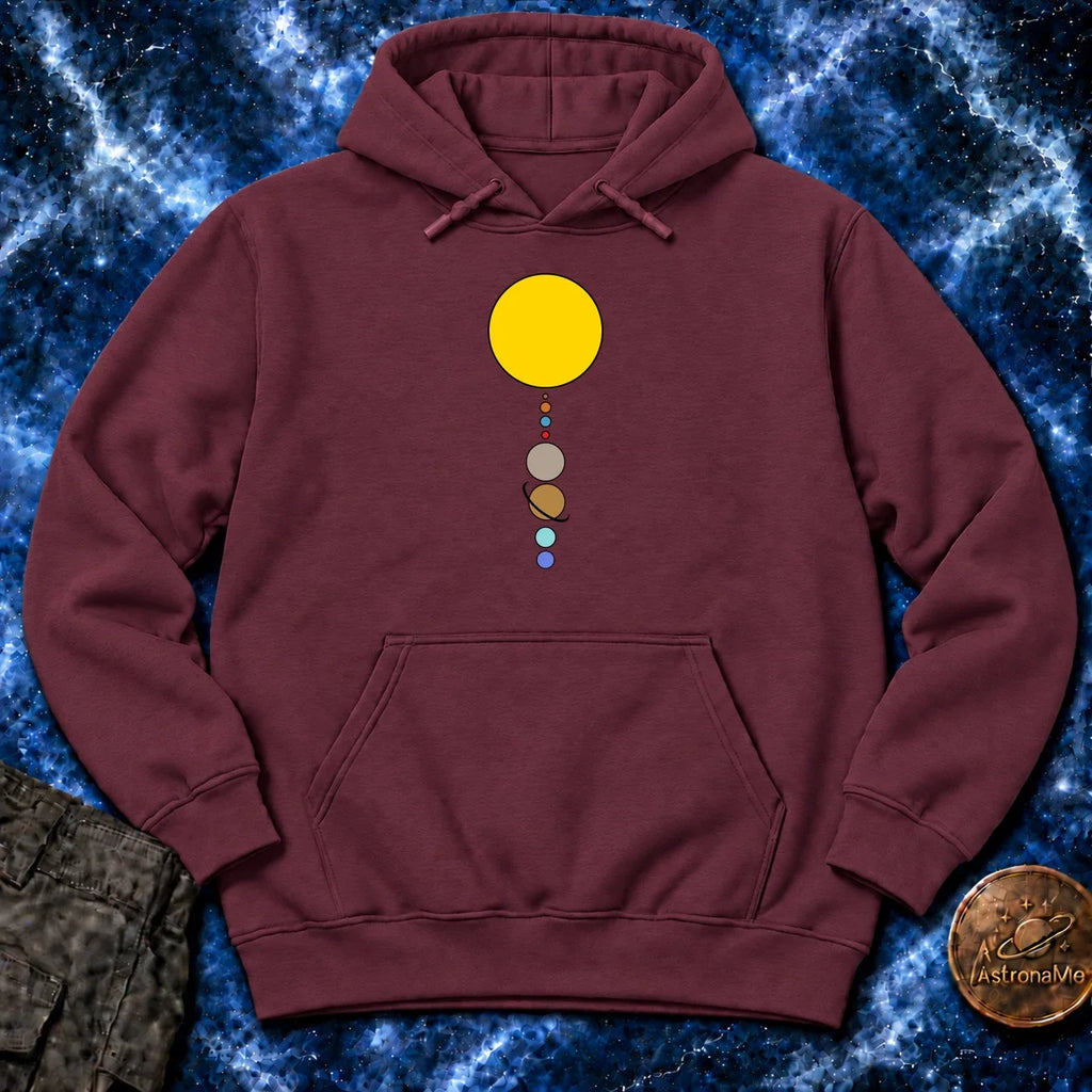 Solar System Vertical Alignment Hoodie product image 3