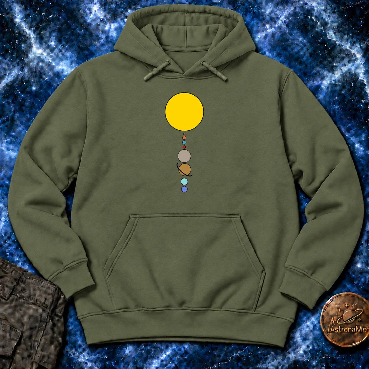 Solar System Vertical Alignment Hoodie product image 7