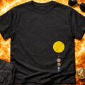 Solar System Vertical Low Left T-Shirt product image 1