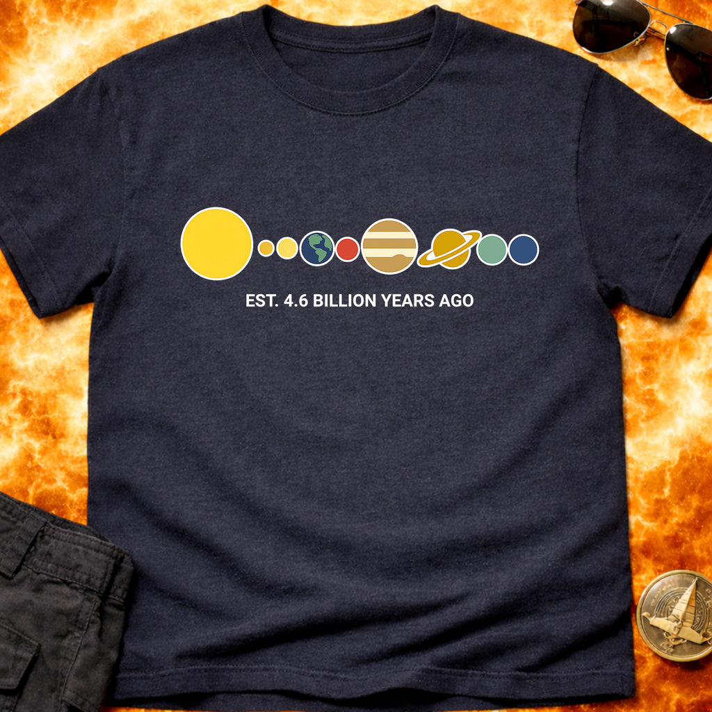 Solar System Est. 4.6 Billion Years Ago T-Shirt product image 1