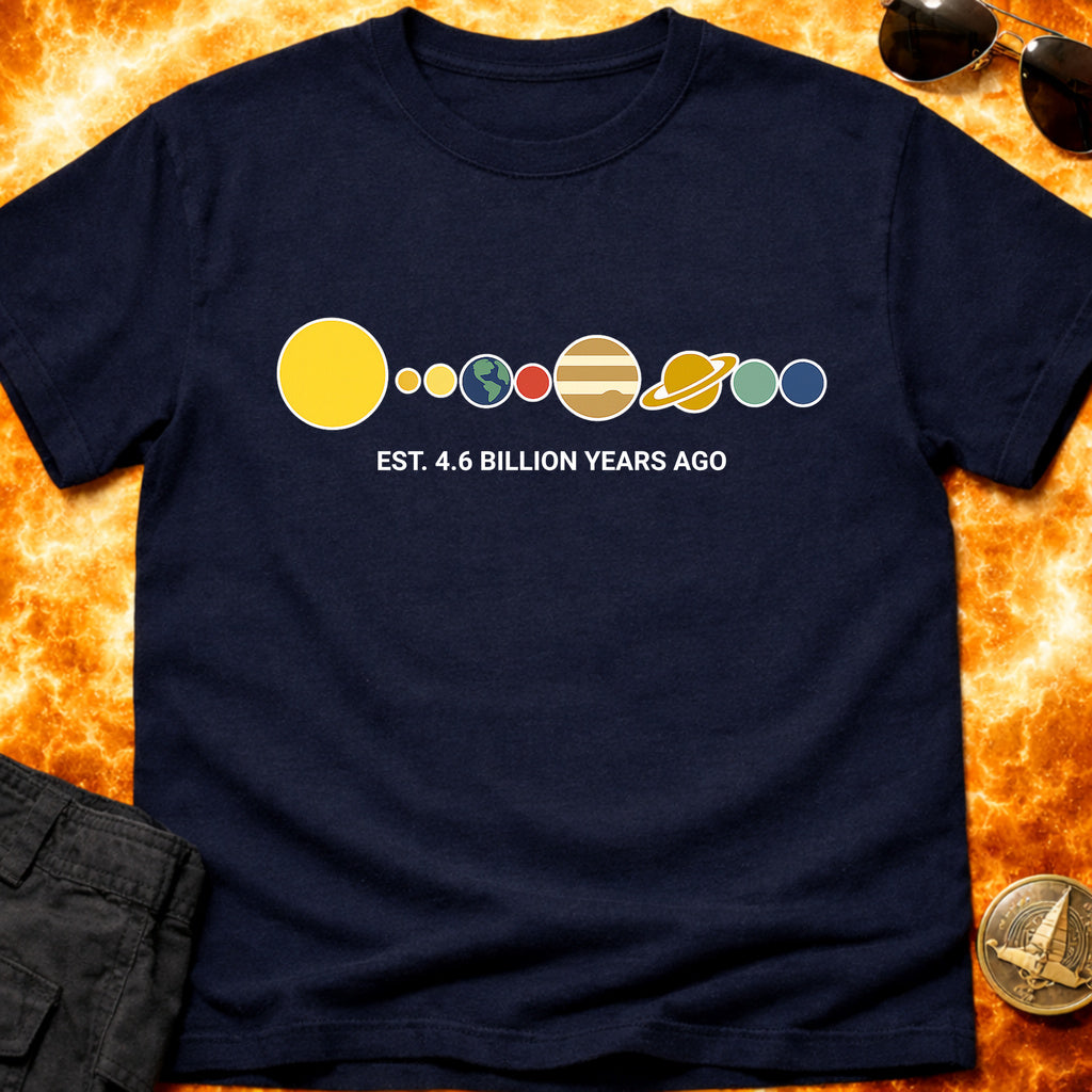 Solar System Est. 4.6 Billion Years Ago T-Shirt product image 2