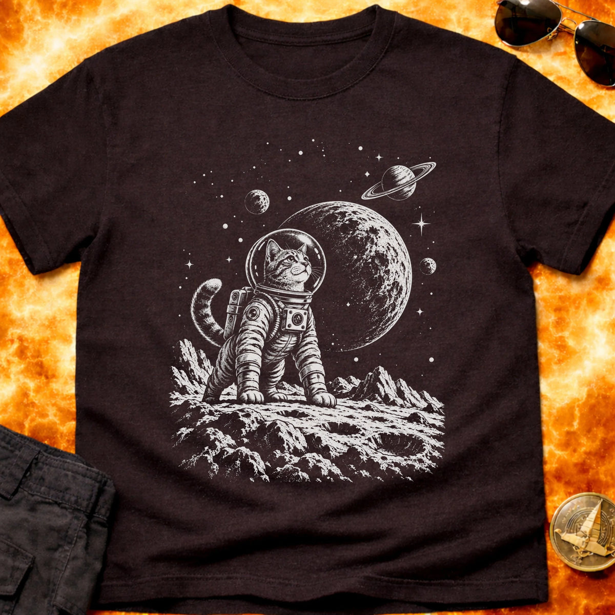 Space Cat T-Shirt product image 2