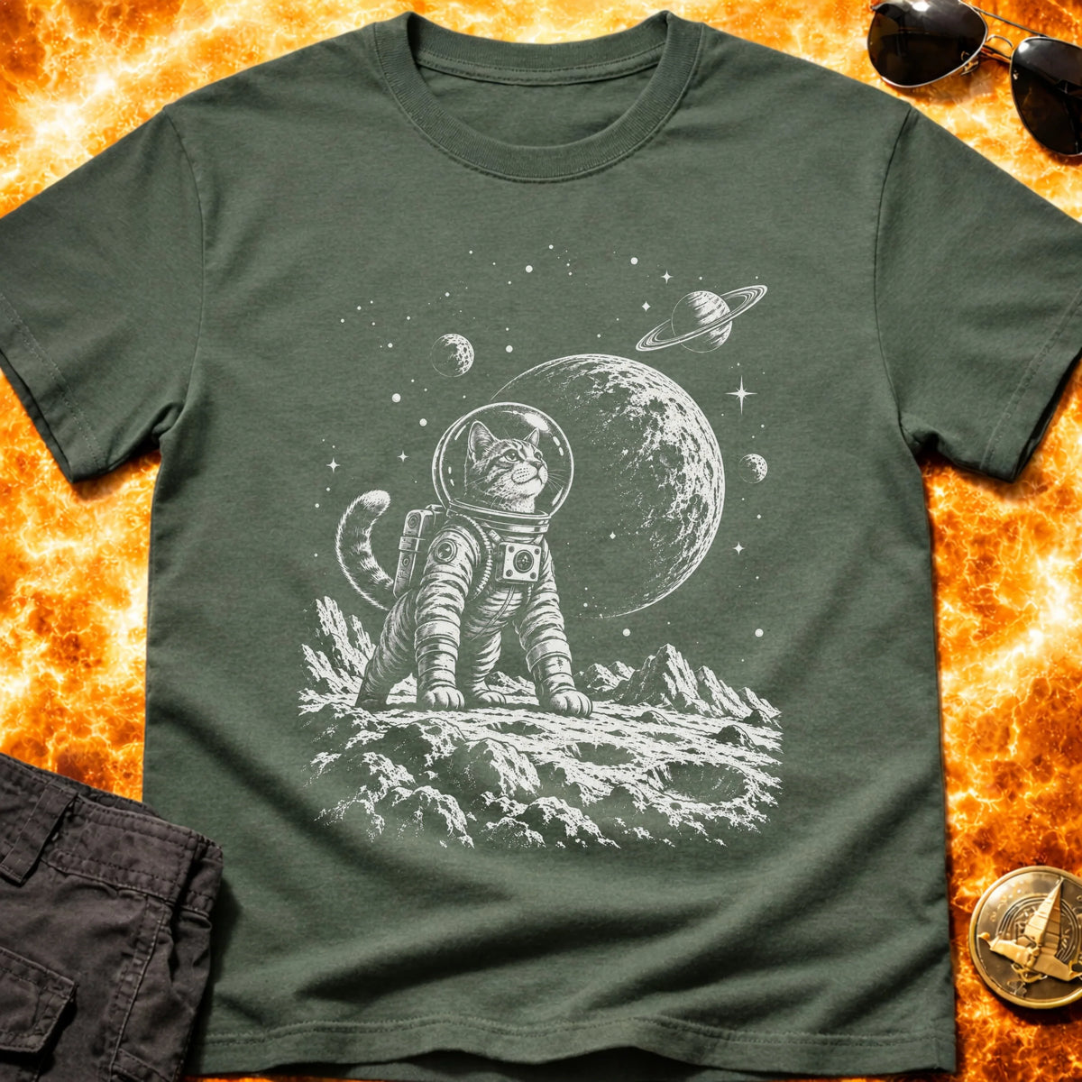 Space Cat T-Shirt product image 3