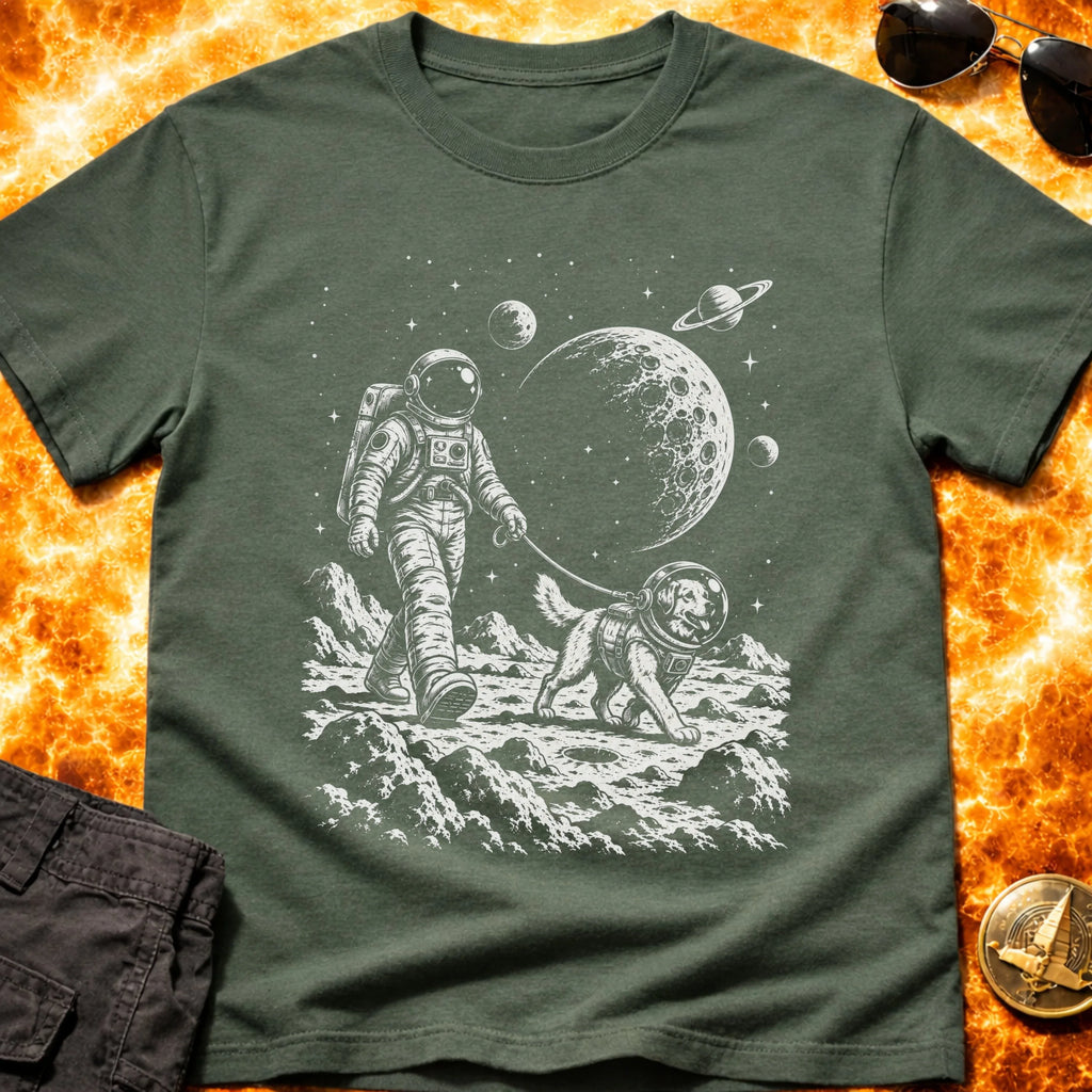 Space Dog Walk T-Shirt product image 3