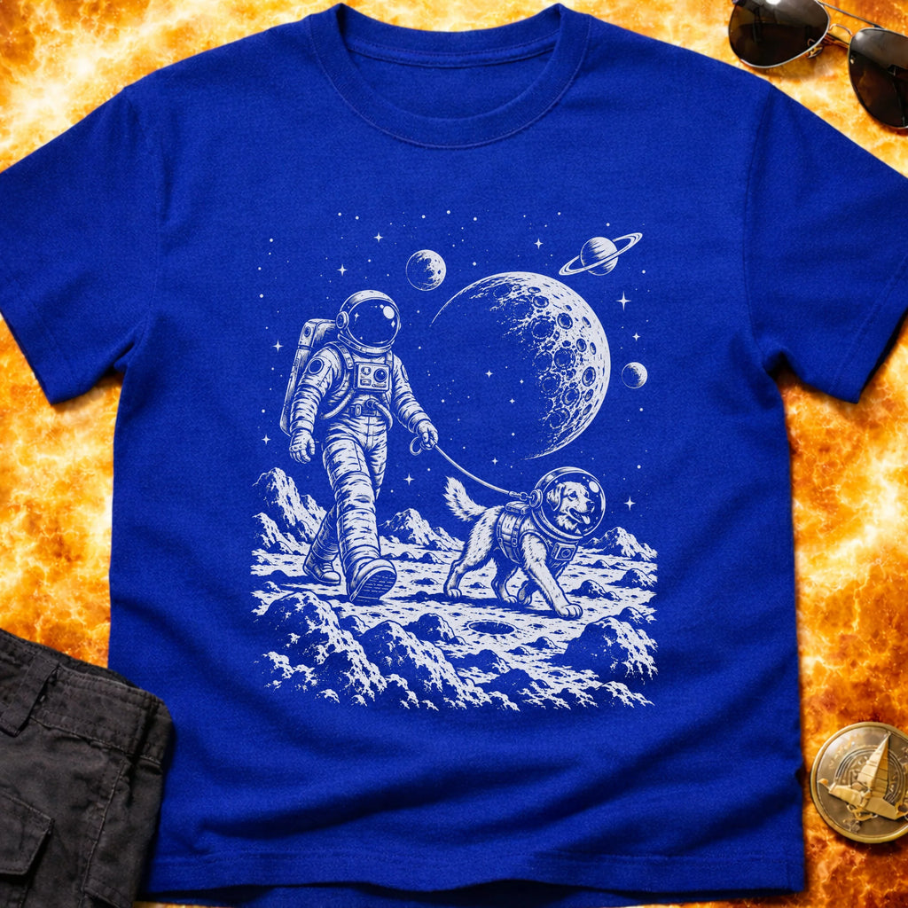 Space Dog Walk T-Shirt product image 1