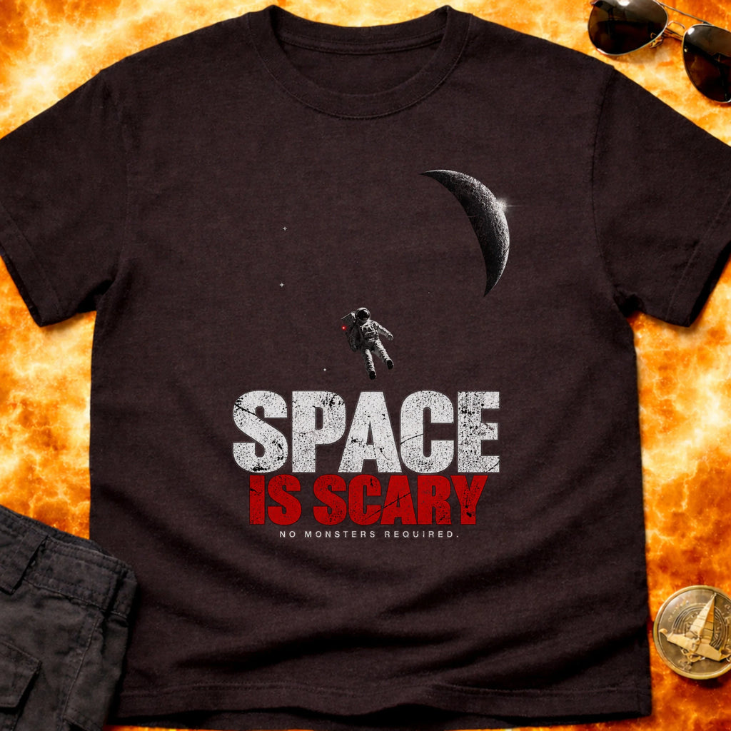 Space Is Scary T-Shirt product image 2