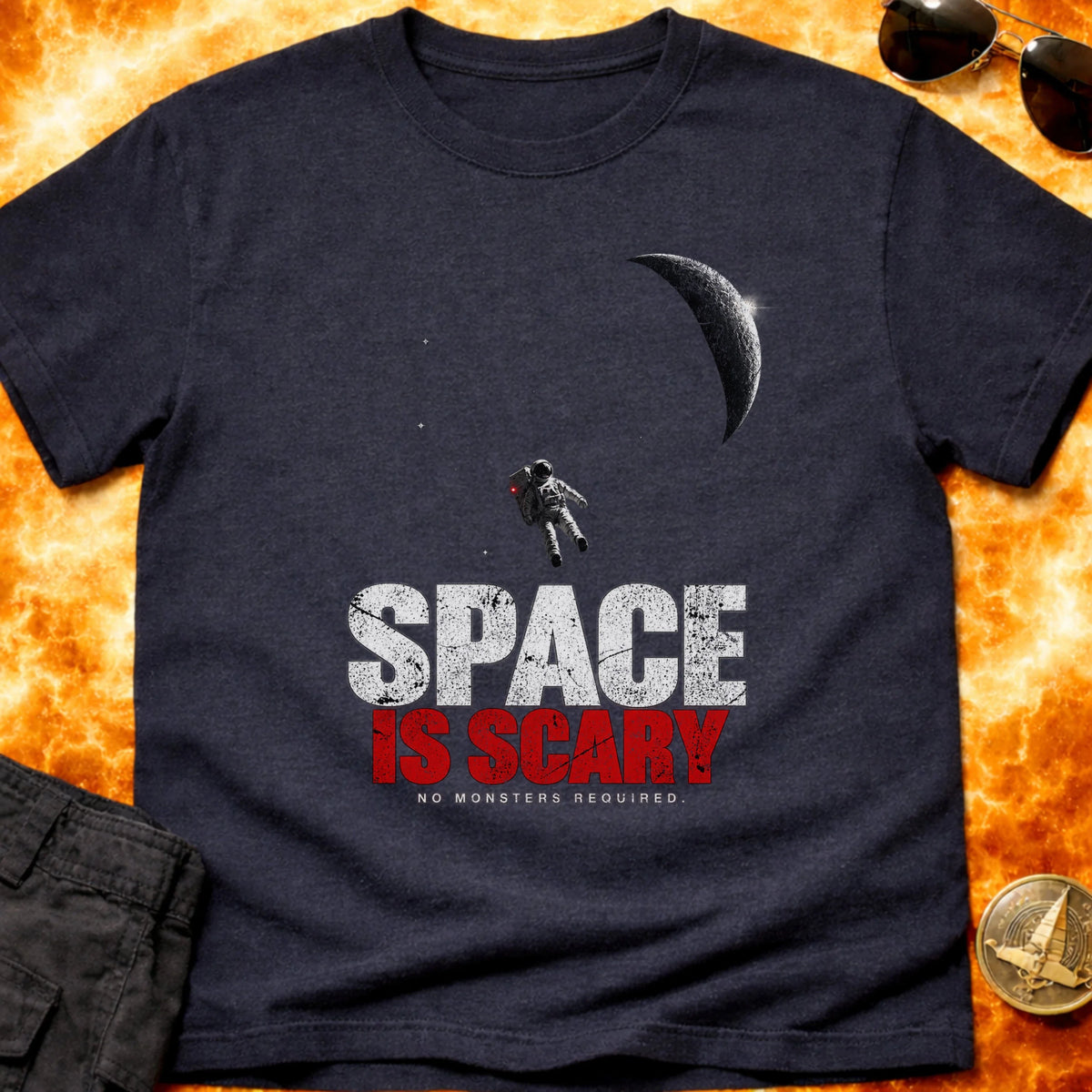 Space Is Scary T-Shirt product image 6