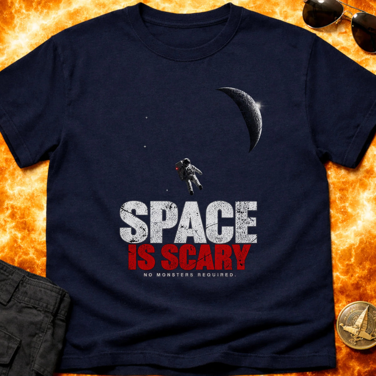 Space Is Scary T-Shirt product image 3