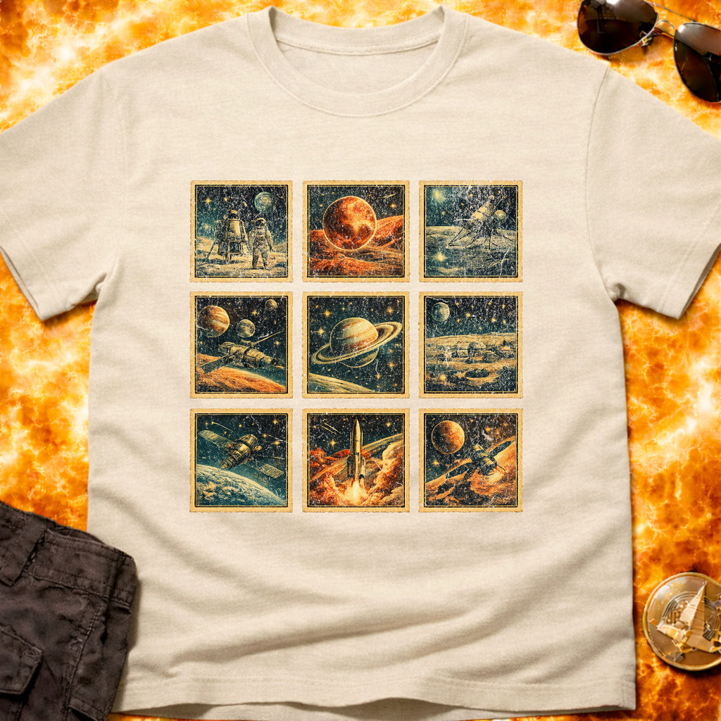 Space Explorer Stamps T-Shirt product image 10