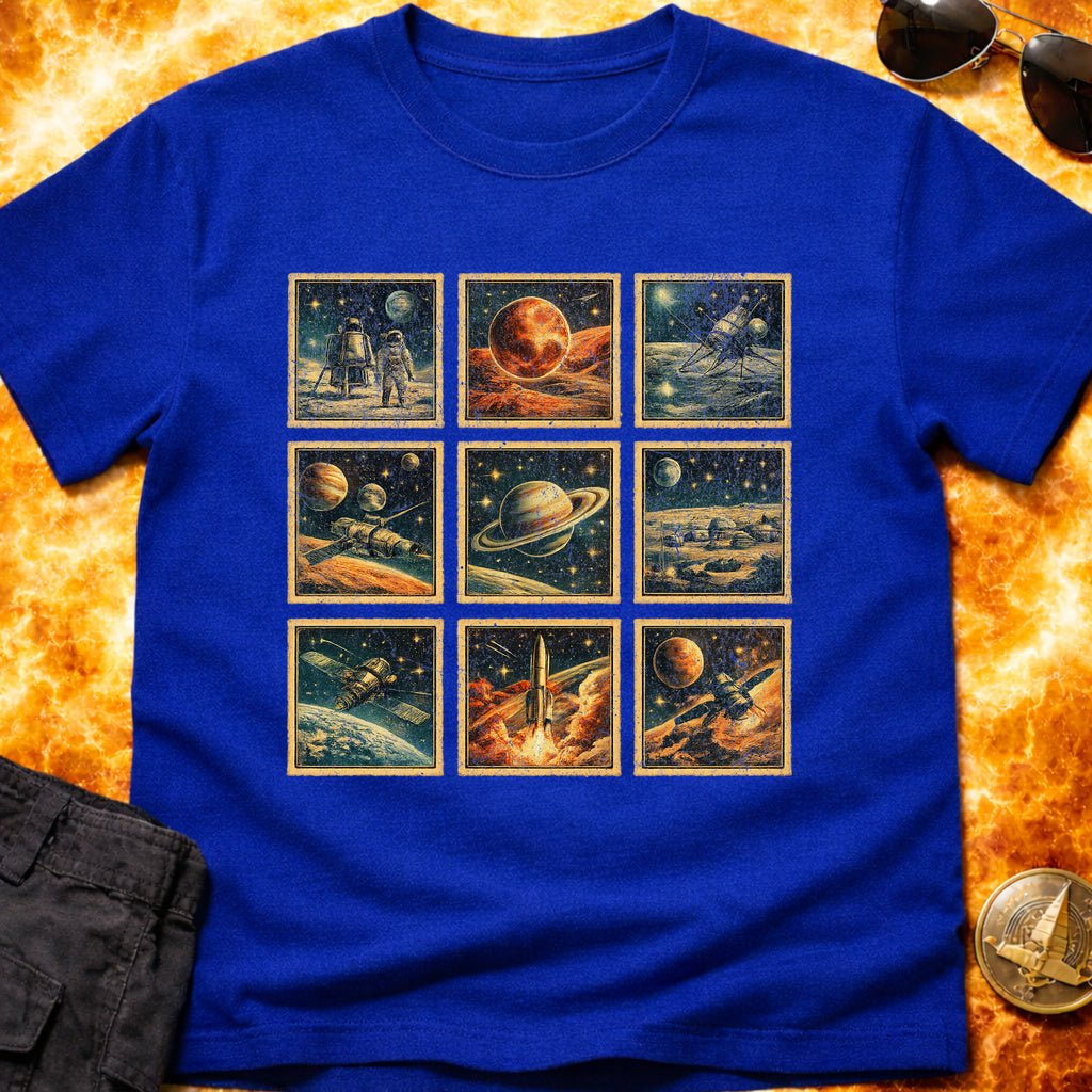 Space Explorer Stamps T-Shirt product image 4