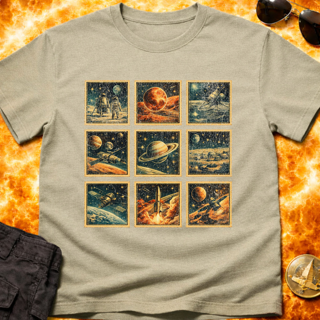 Space Explorer Stamps T-Shirt product image 1