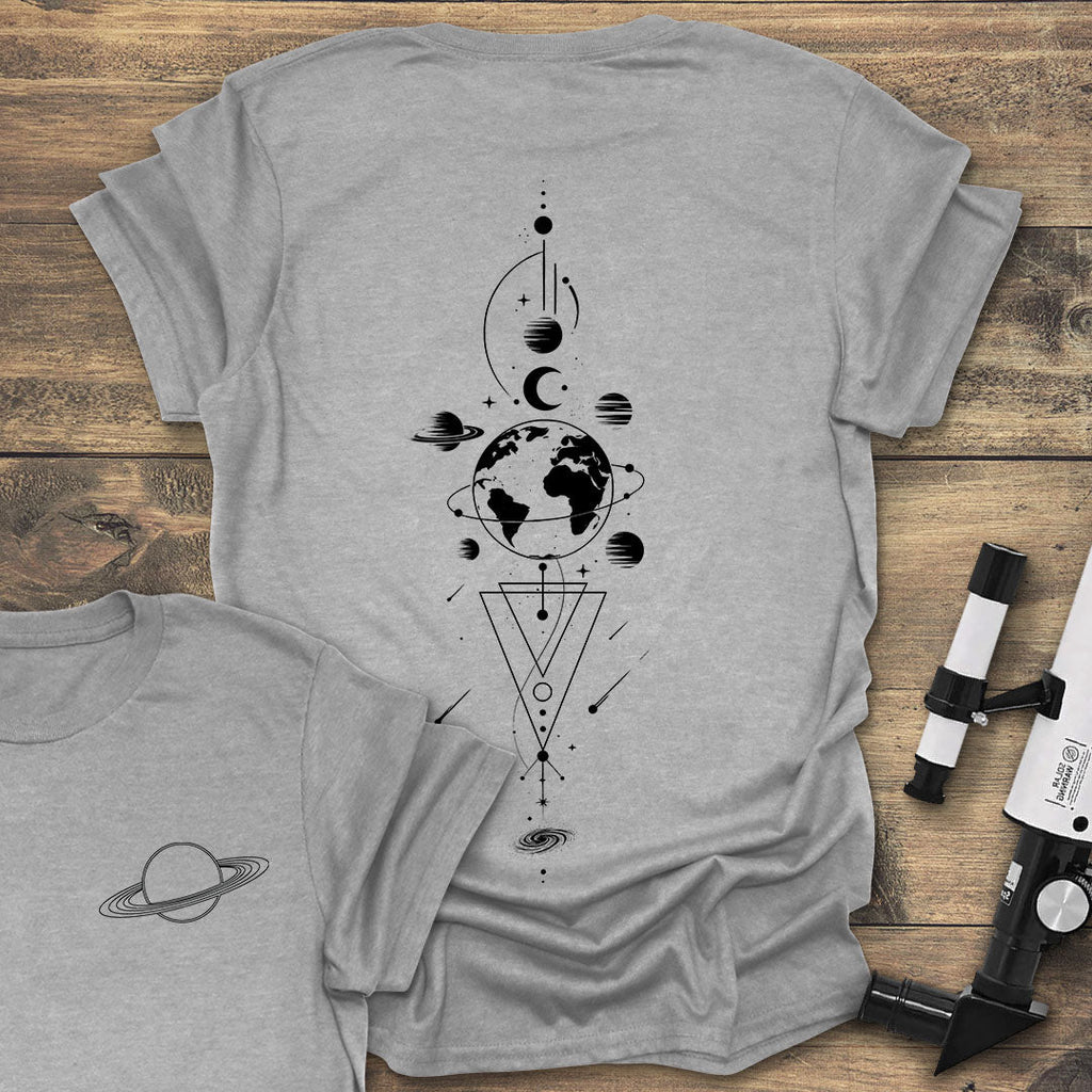 Geometric Earth Back Print product image 7