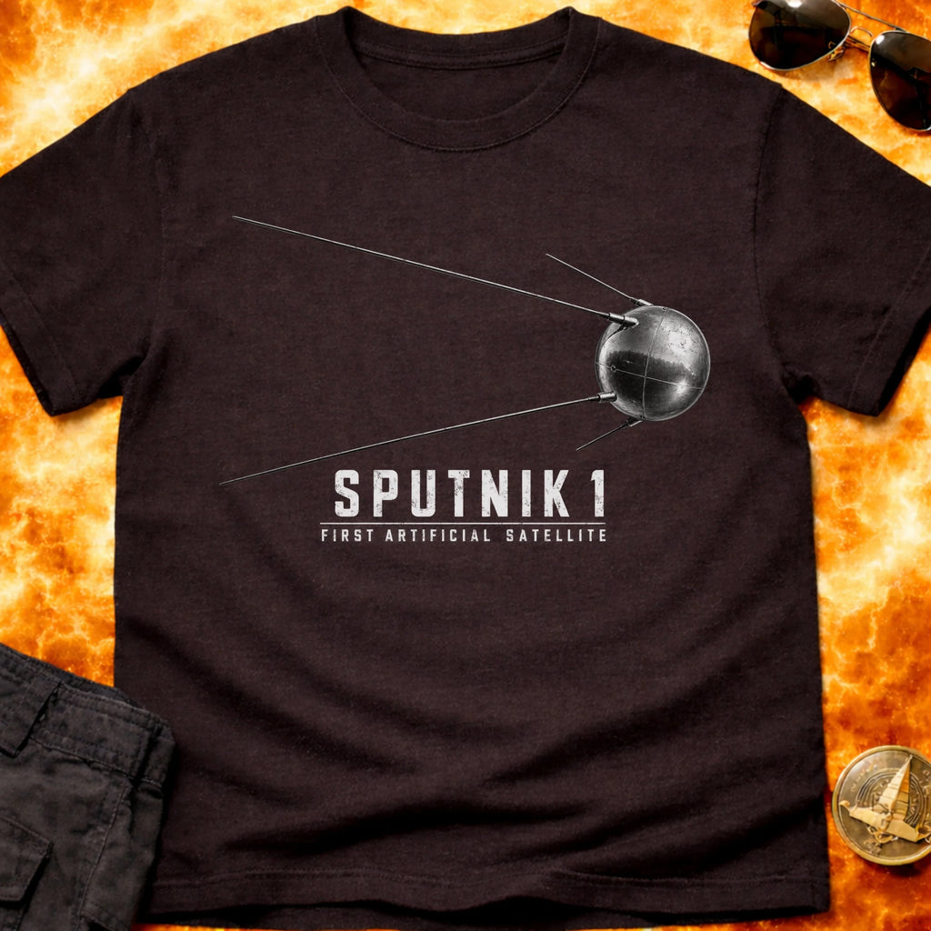 Sputnik 1 First Artificial Satellite T-Shirt product image 2