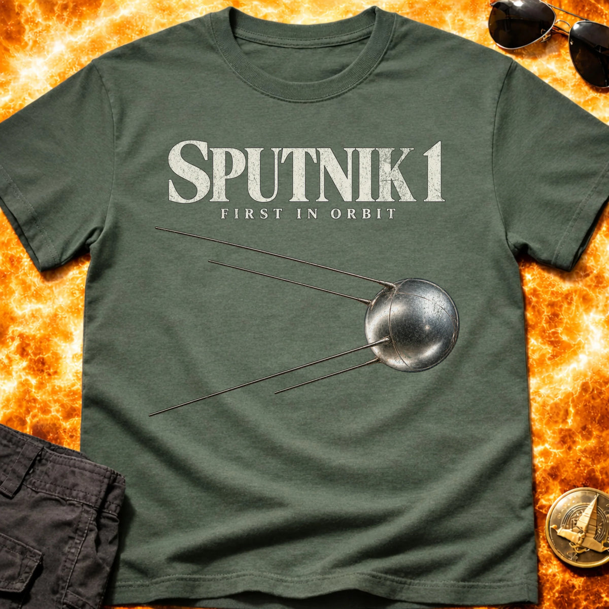Sputnik 1 First in Orbit T-Shirt product image 5