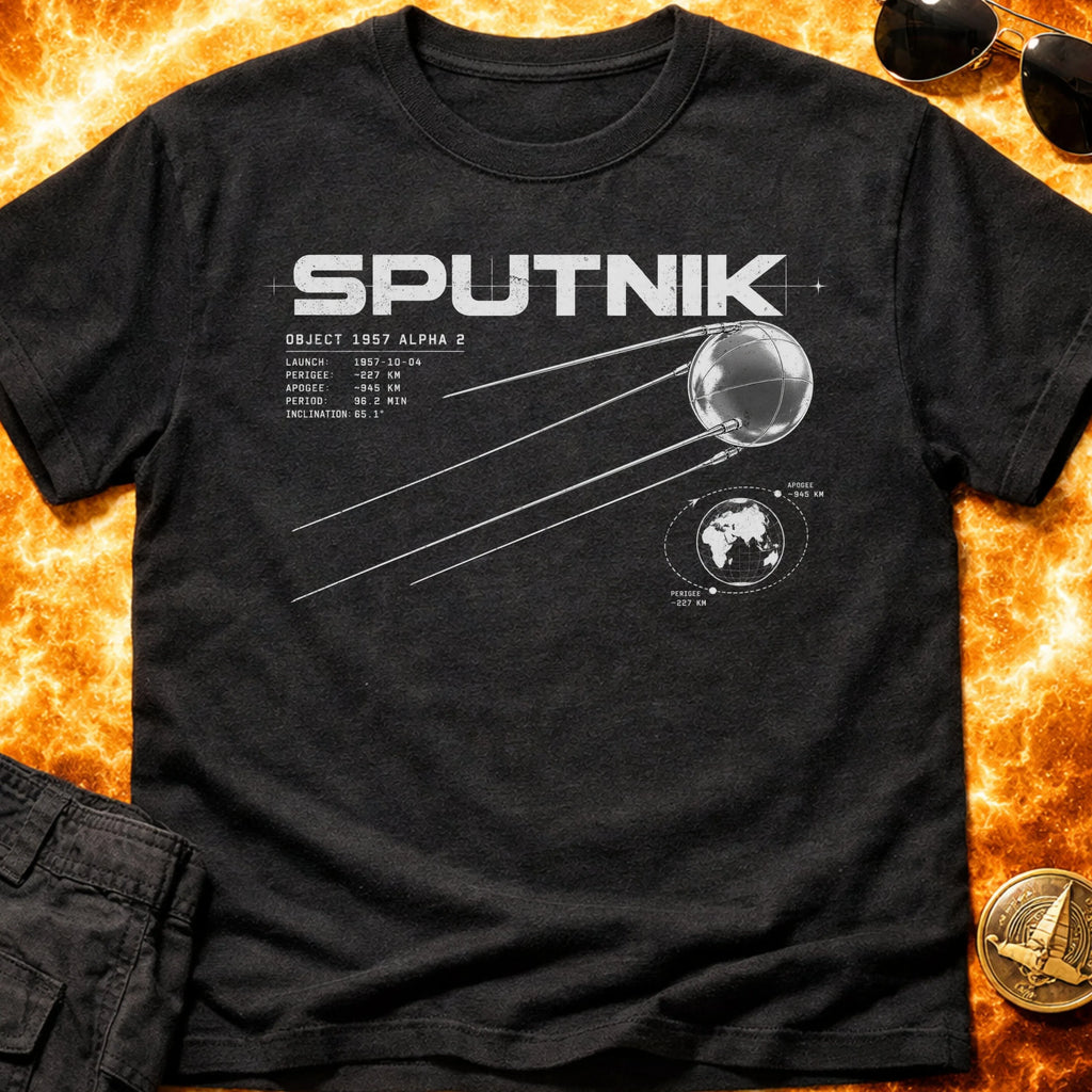 Sputnik 1 Flight Path T-Shirt product image 5