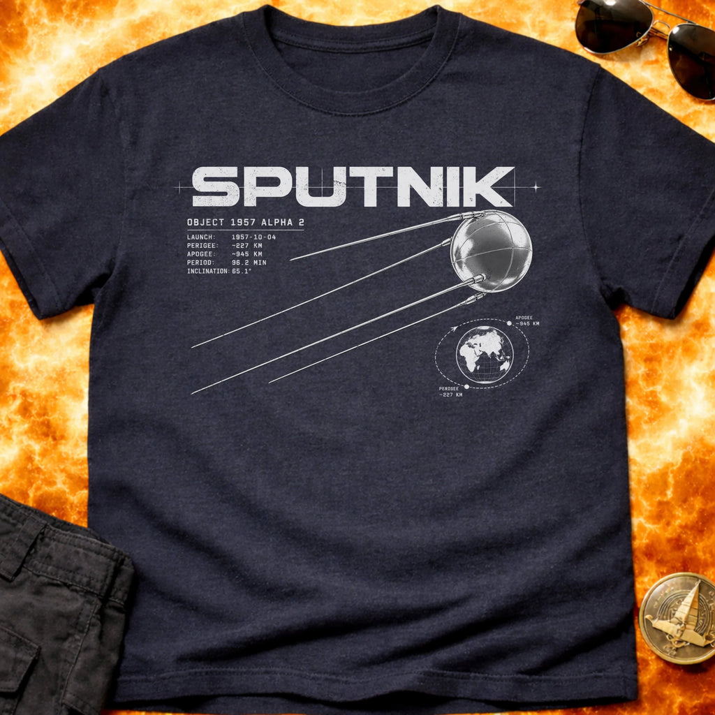 Sputnik 1 Flight Path T-Shirt product image 6