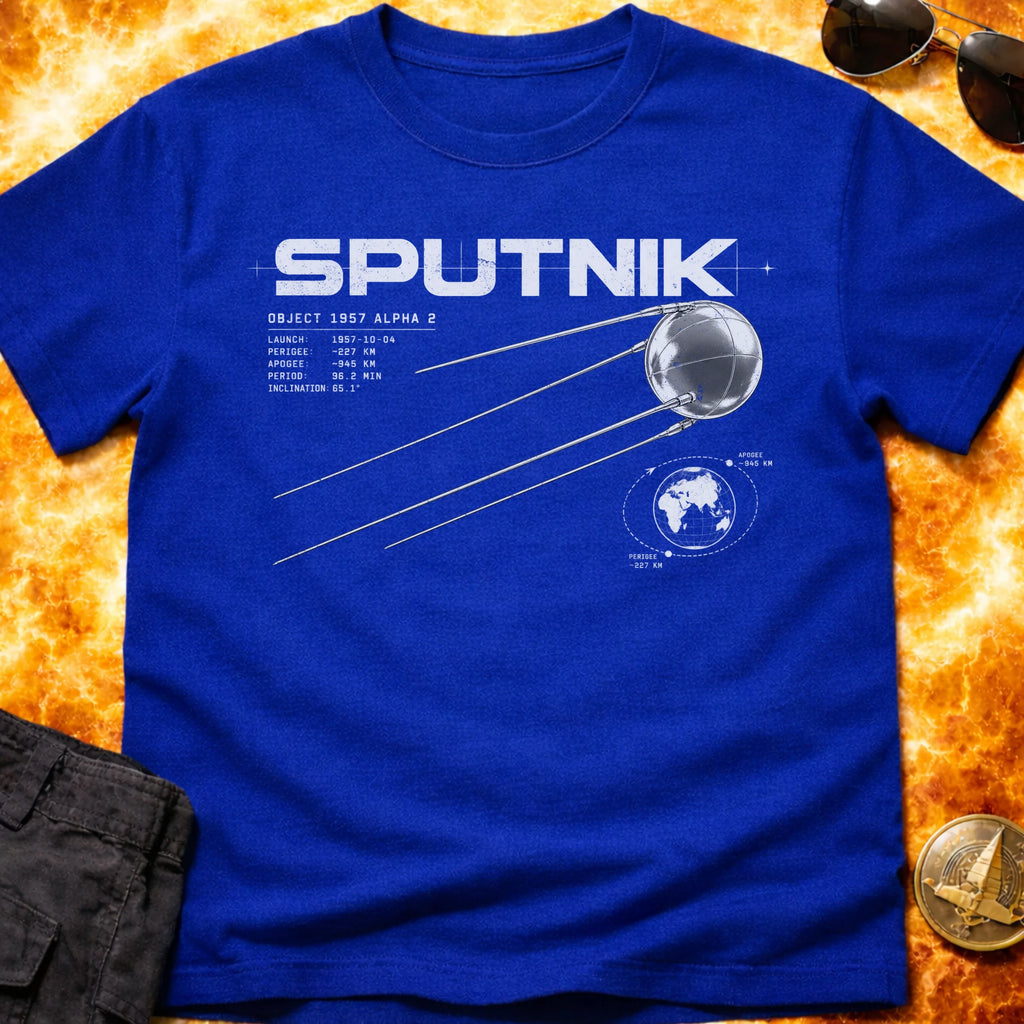 Sputnik 1 Flight Path T-Shirt product image 4