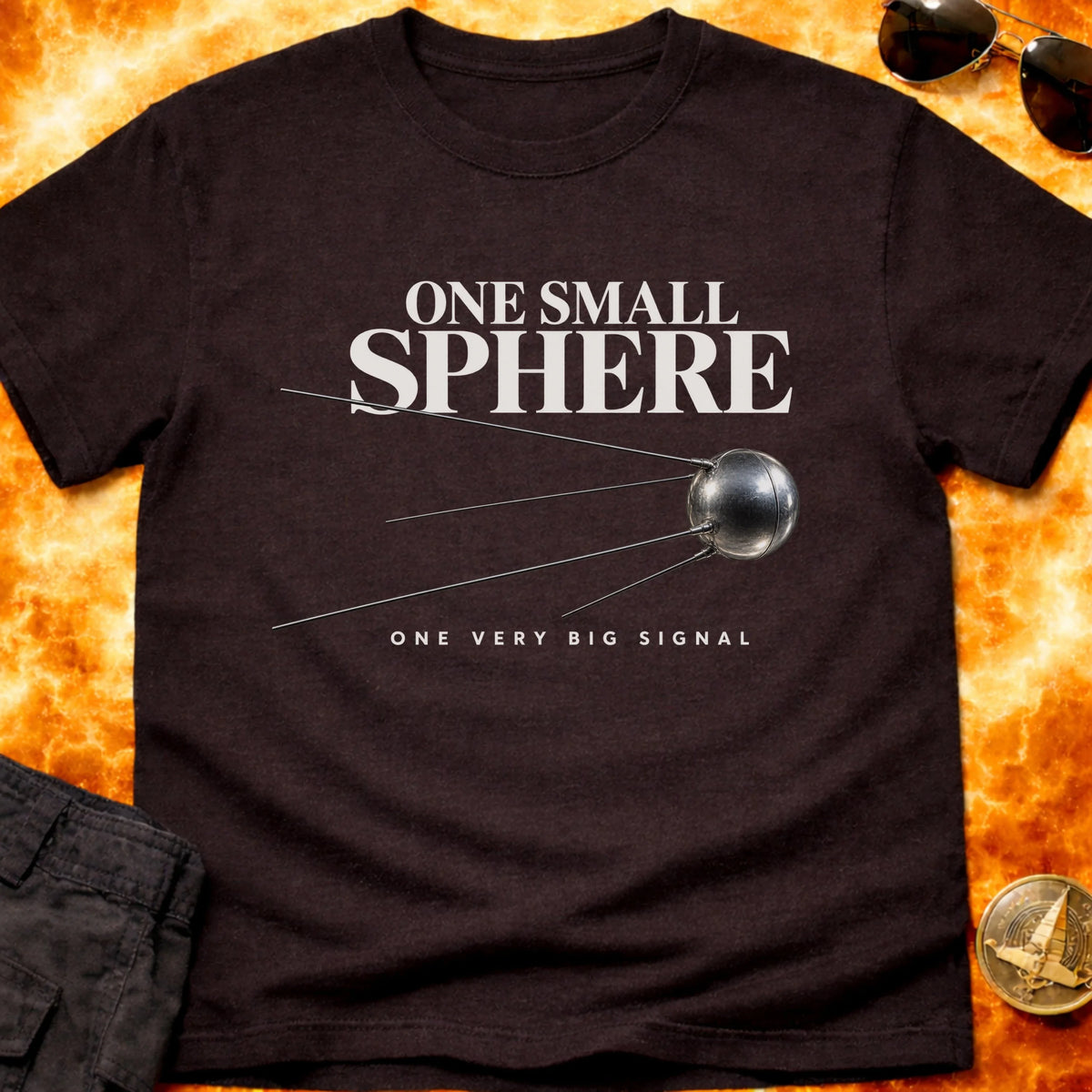 Sputnik One Small Sphere T-Shirt product image 3