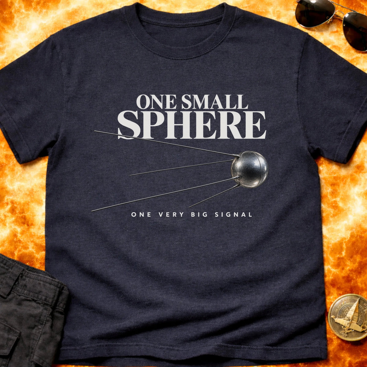 Sputnik One Small Sphere T-Shirt product image 2