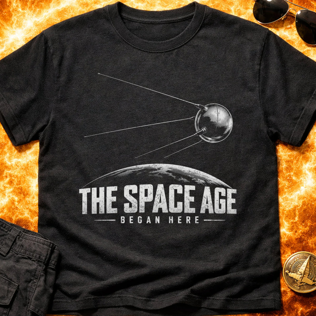 Sputnik Space Age T-Shirt product image 5