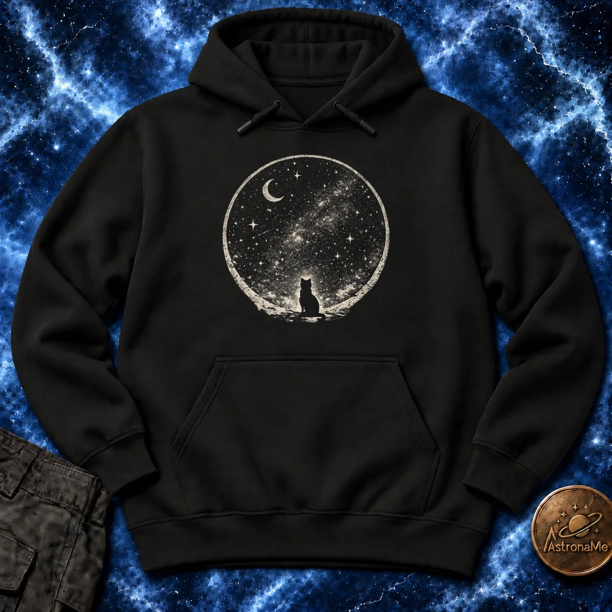 Starry Sky Cat Hoodie product image 4