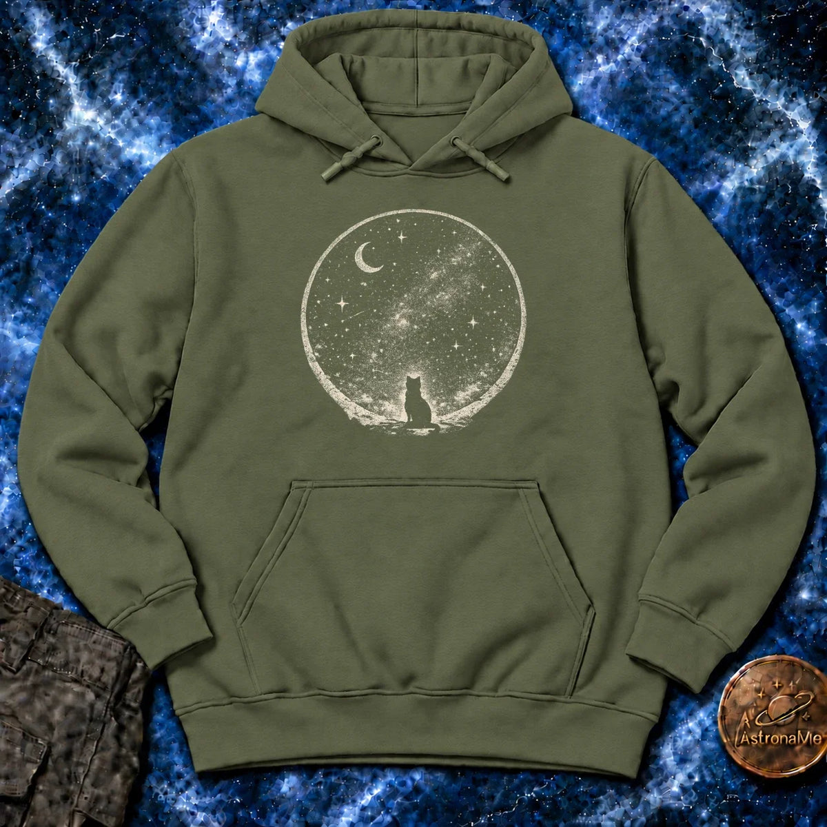Starry Sky Cat Hoodie product image 6
